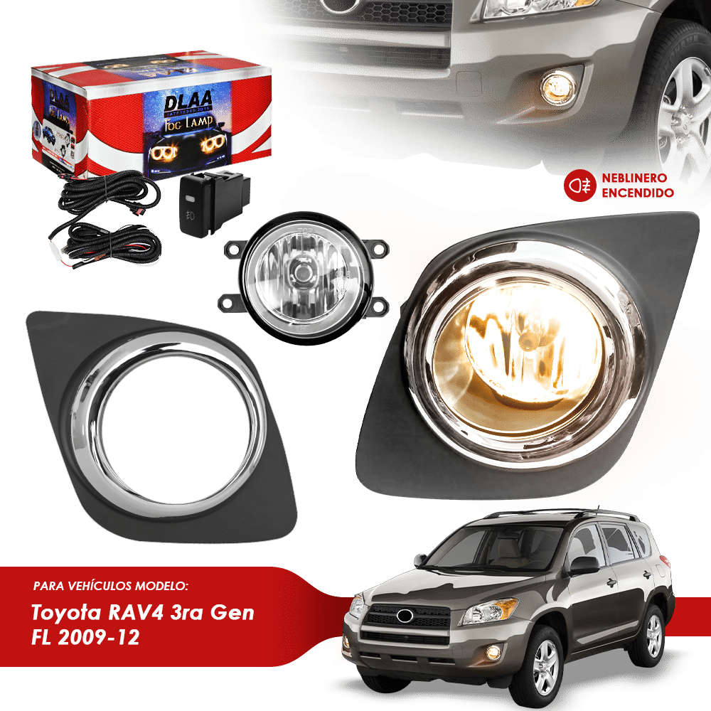 NEBLINERO SET COMPLETO TY RAV4 3RA GEN FL 2009-12