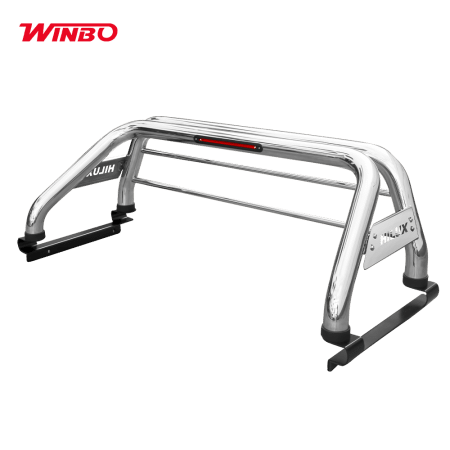 ANTIVUELCO ACERO INOX C/PROTECTOR TY HILUX VIGO 7MA GEN 2005-15