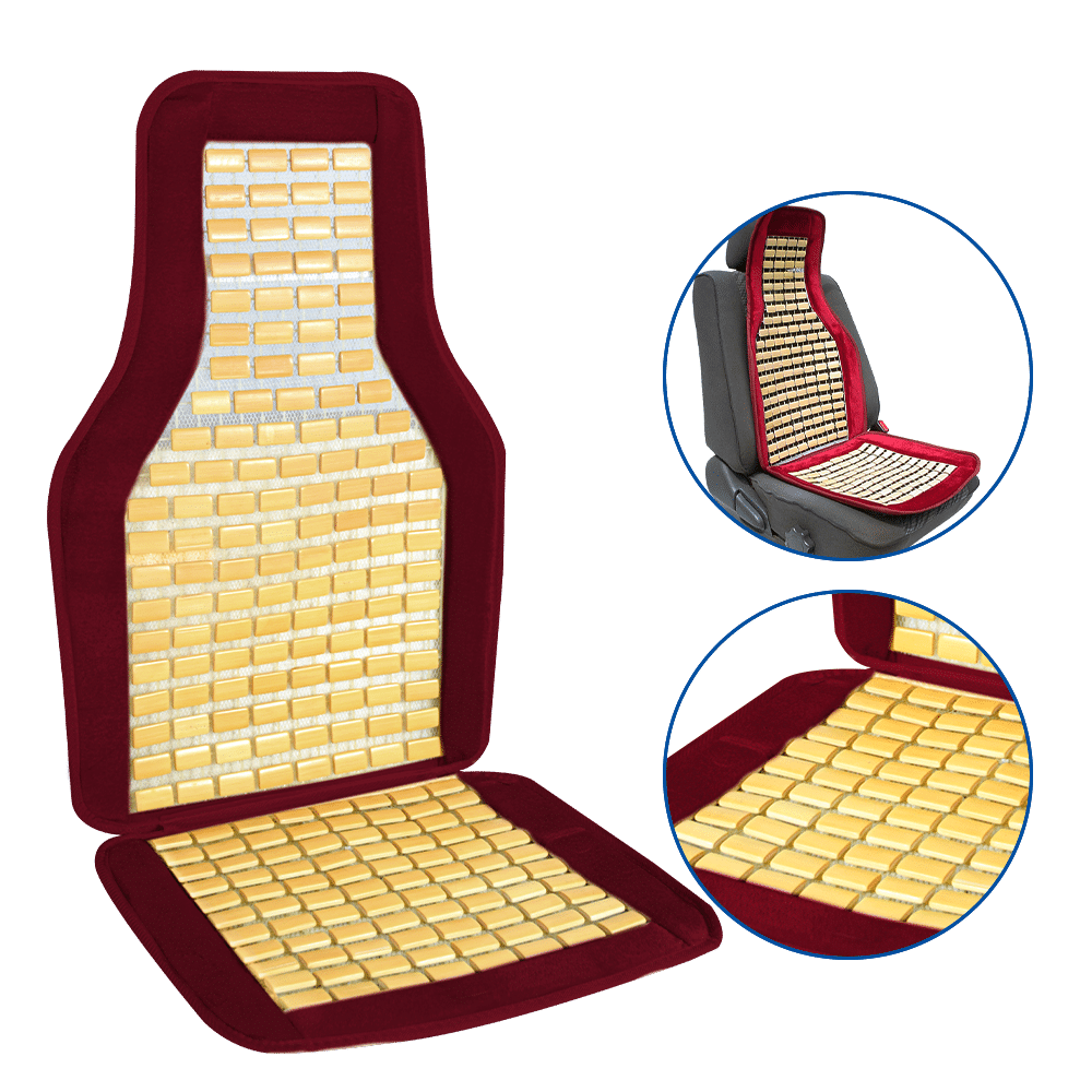 COJIN DE ASIENTO BAMBU GUINDA