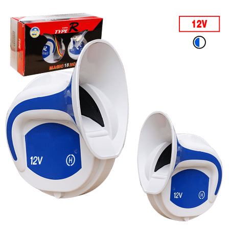 CLAXON TIPO CARACOL 12V 22 TONOS MULTISONIDO MAGIC