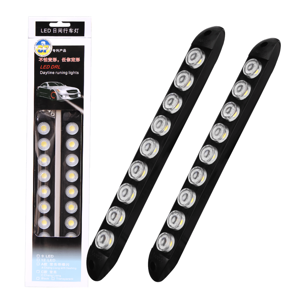 LUZ LED DIA SEMI-FLAXIBLE 12V 2X9LED BLANCO