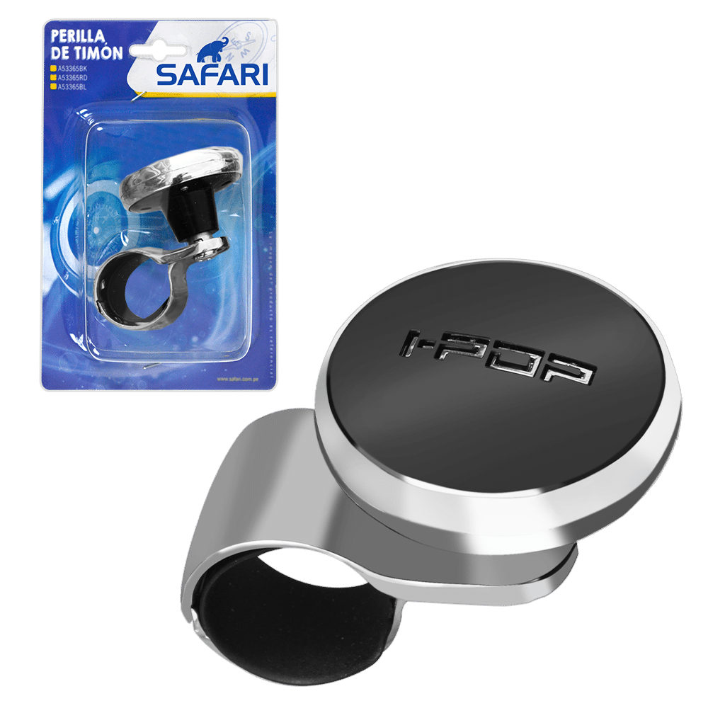 PERILLA DE TIMON ALUMINIO NEGRO