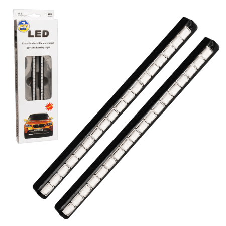 LUZ LED ULTRA-DELGADA 12V 2X18LED BLANCO