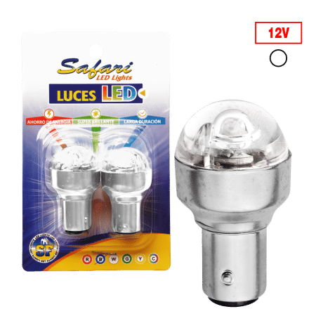 FOCO LED ESTROBO 2 CONTACTO BLANCO