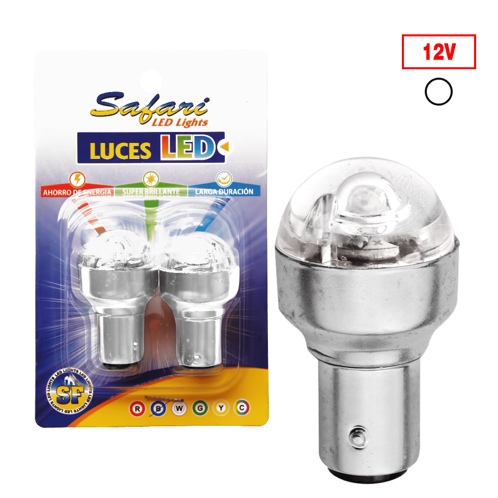 FOCO LED ESTROBO 2 CONTACTO BLANCO