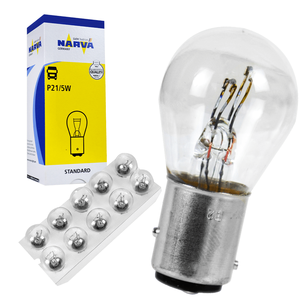 FOCOS 1034 2CONT P21/5W 24V BAY15D