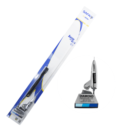 ANTENA T/POSTE AM/FM 81CM ABC+METAL INC CABLE - CROMADO