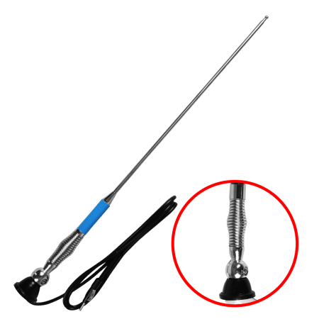 ANTENA SEMI-PATRULLERA CON BOUSTER AZUL