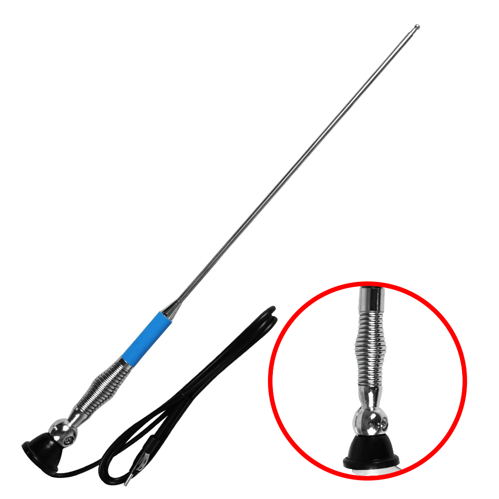 ANTENA SEMI-PATRULLERA CON BOUSTER AZUL