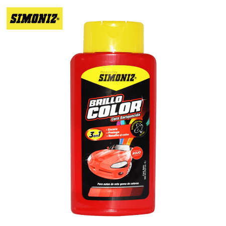 CERA ENR BRILLO COLOR 3EN1 500ML ROJO
