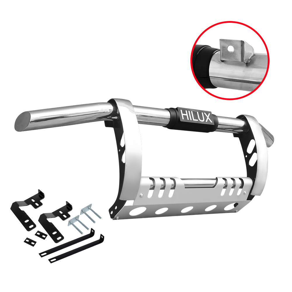 DEFENSA DELANTERA ACERO STD 3" P/HILUX VIGO 2005-15