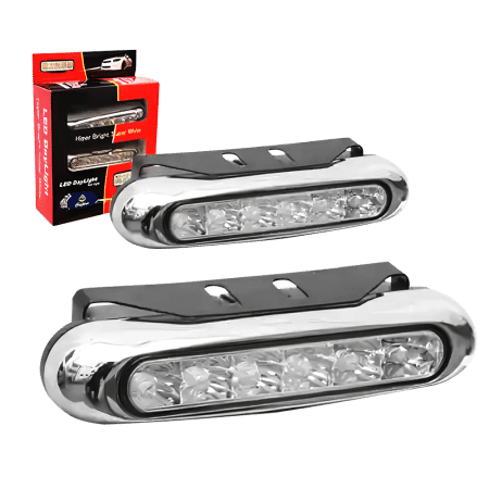 LUZ DIURNA CROM 12LED 12V CLARO