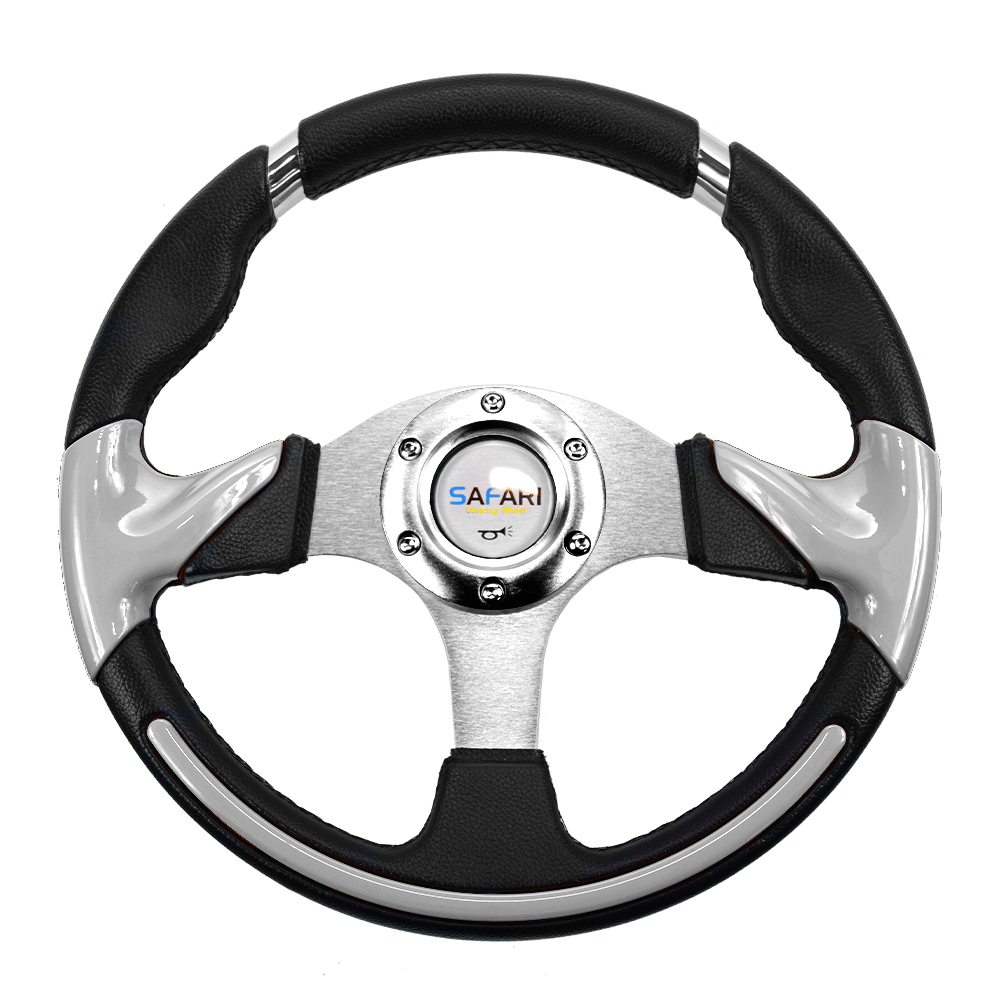 TIMON DEPORTIVO STRIP PVC 320MM NEGRO/GRIS