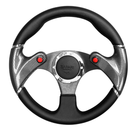 TIMON DEPORTIVO ERGO PVC 320MM CARBON