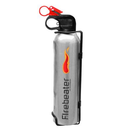 EXTINTOR PQS 0.5KG BRACKETS SILVER