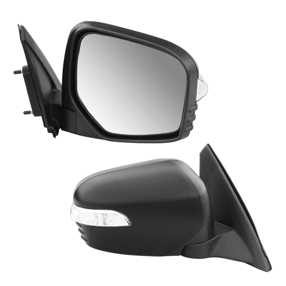 ESPEJO NEGRO CON LUZ P/L200 TRITON 2006-14 R