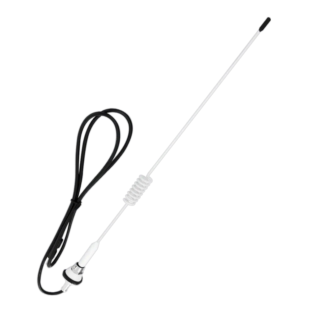 ANTENA COLA D/CERDO 50CM BLANCA