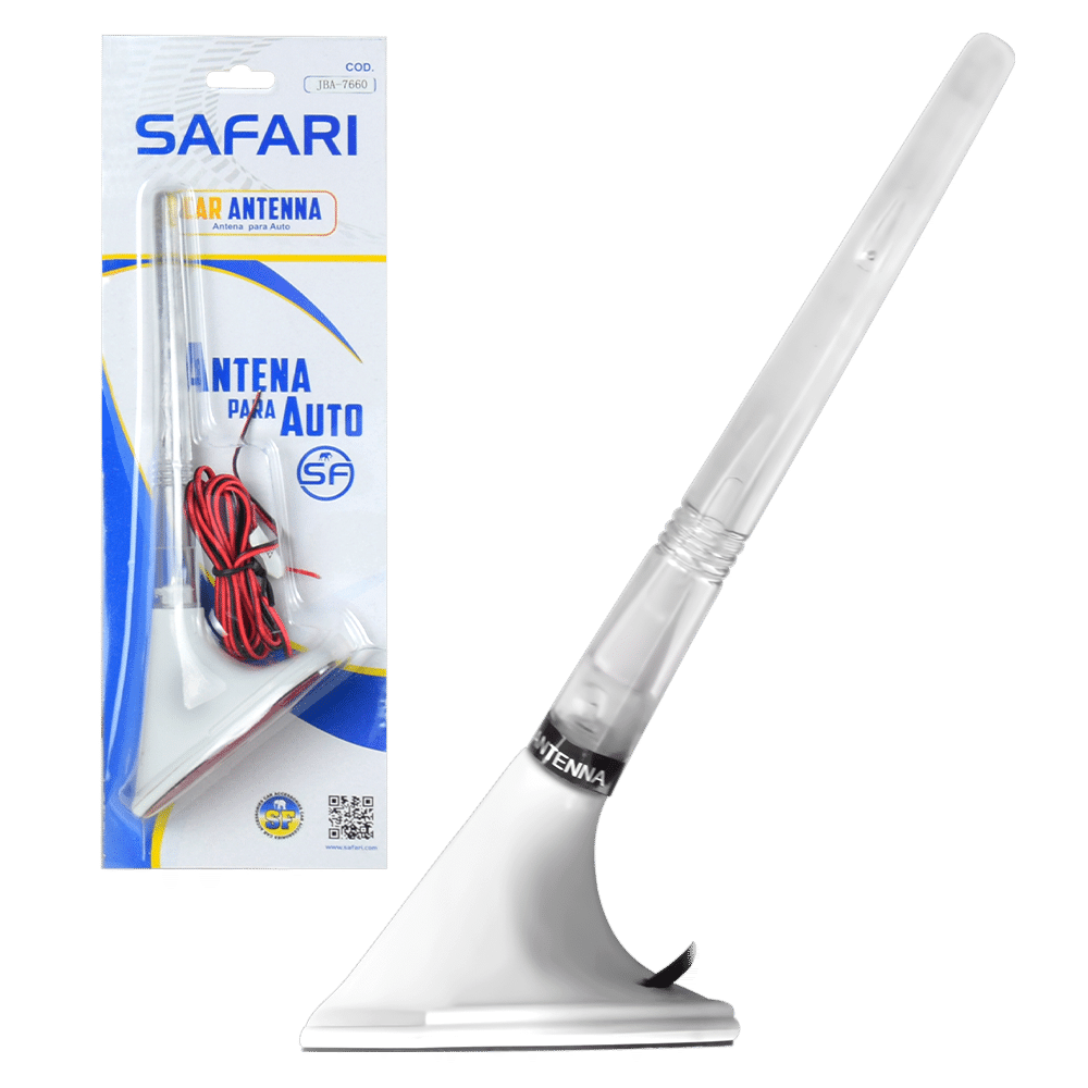 ANTENA DECORATIVA LED RGB FLASH 20CM BLANCO