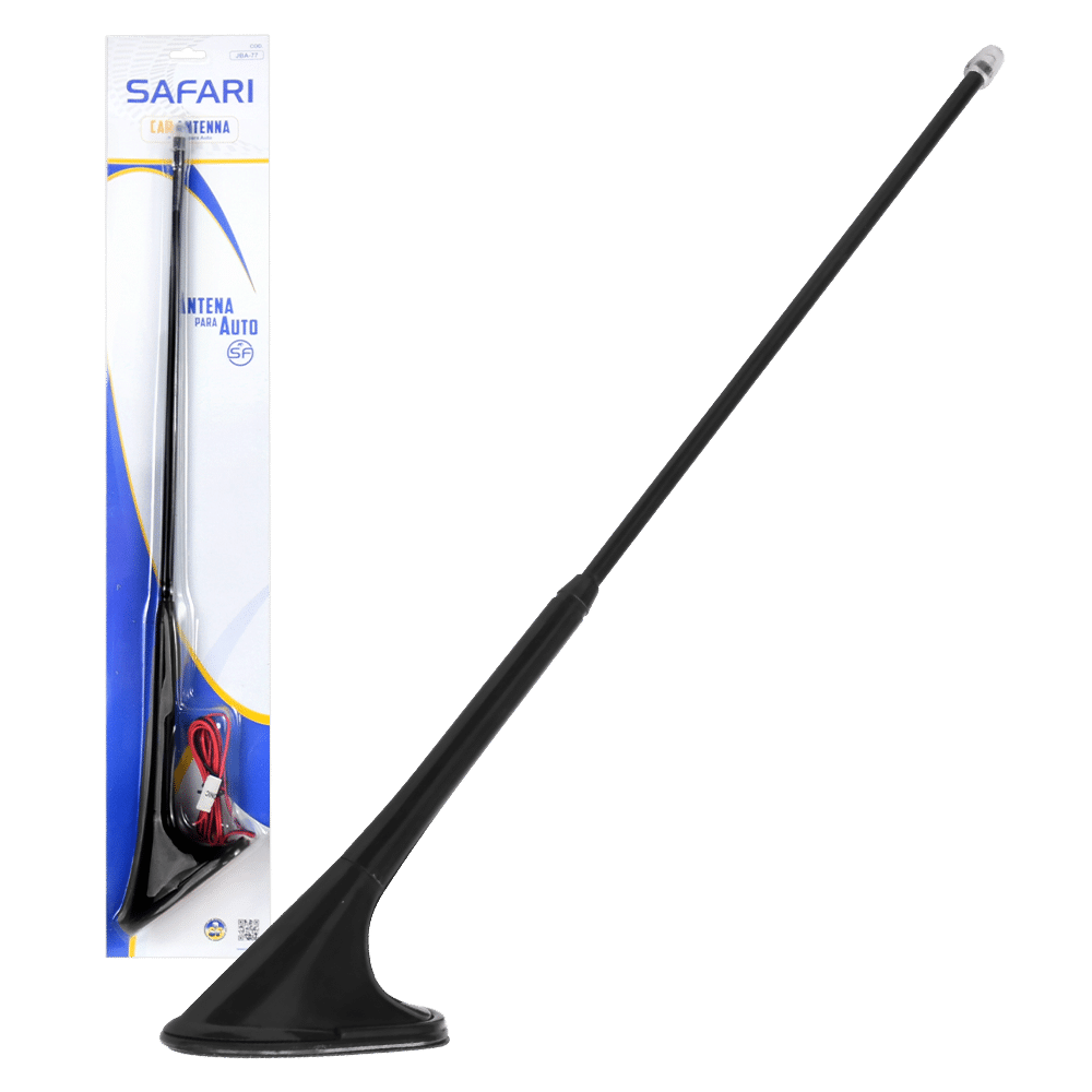 ANTENA DECORATIVA NEGRA FLASH MULTI COLOR