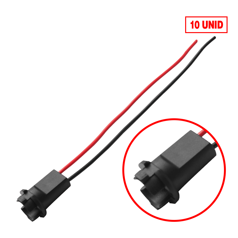 SOCKET PLASTICO T10 BOLSAX10PZS