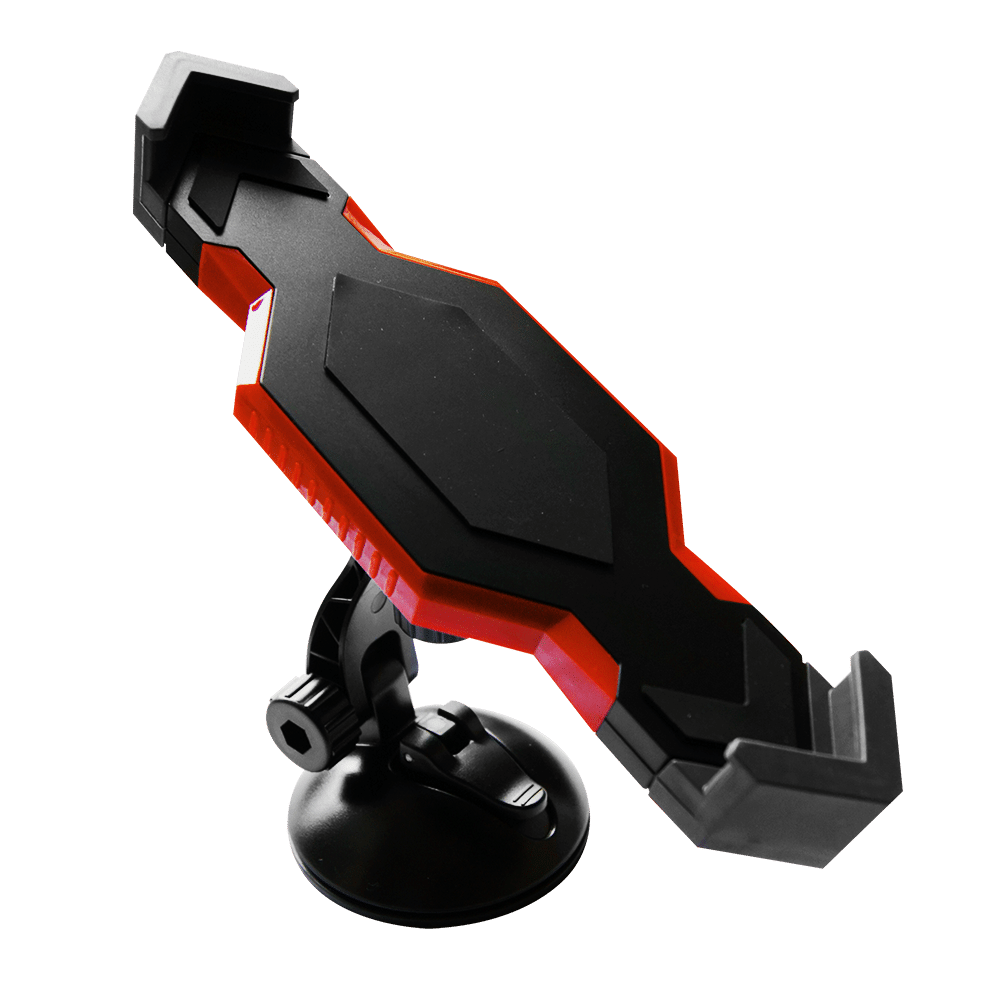 PORTA TABLET C/SUCCION 208X336MM BK/RD