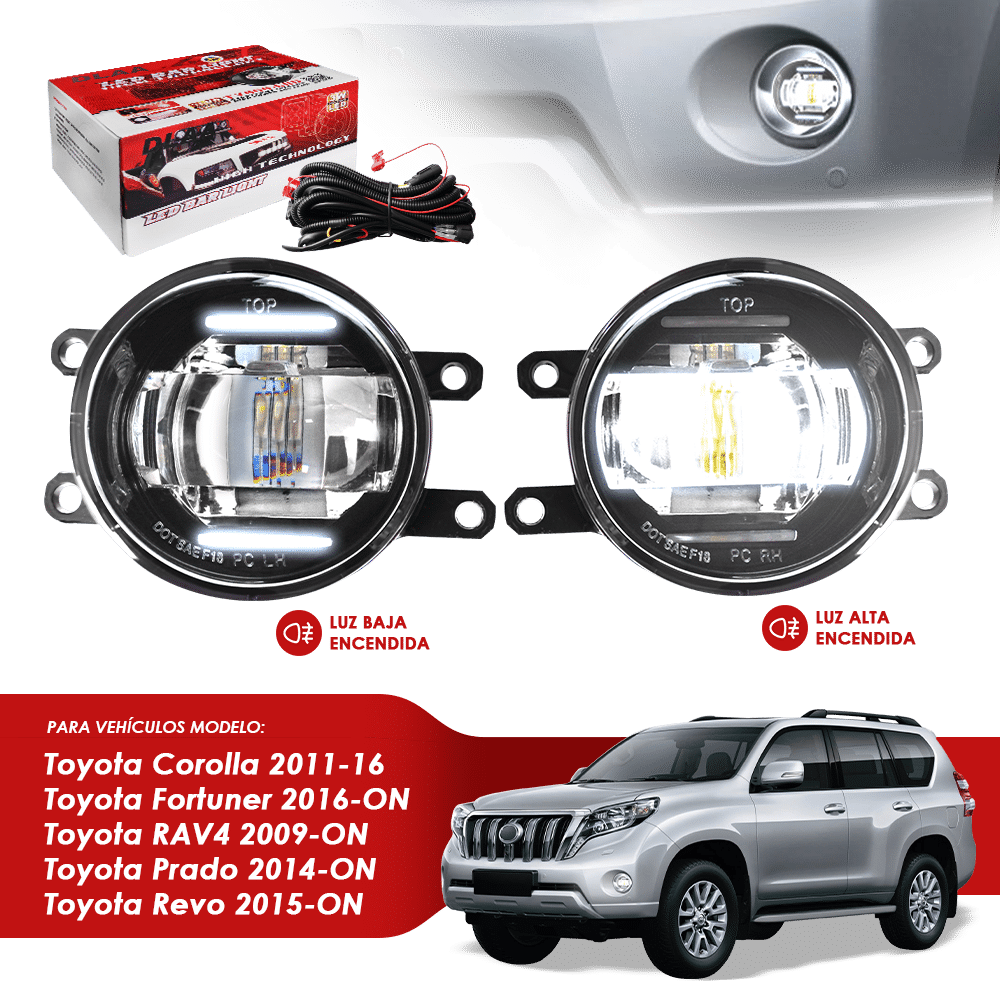 NEBLINERO SET COMPLETO 2 EN 1 TOYOTA