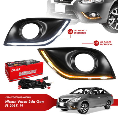 MASCARA DRL NS VERSA 2DA GEN FL 2015-19