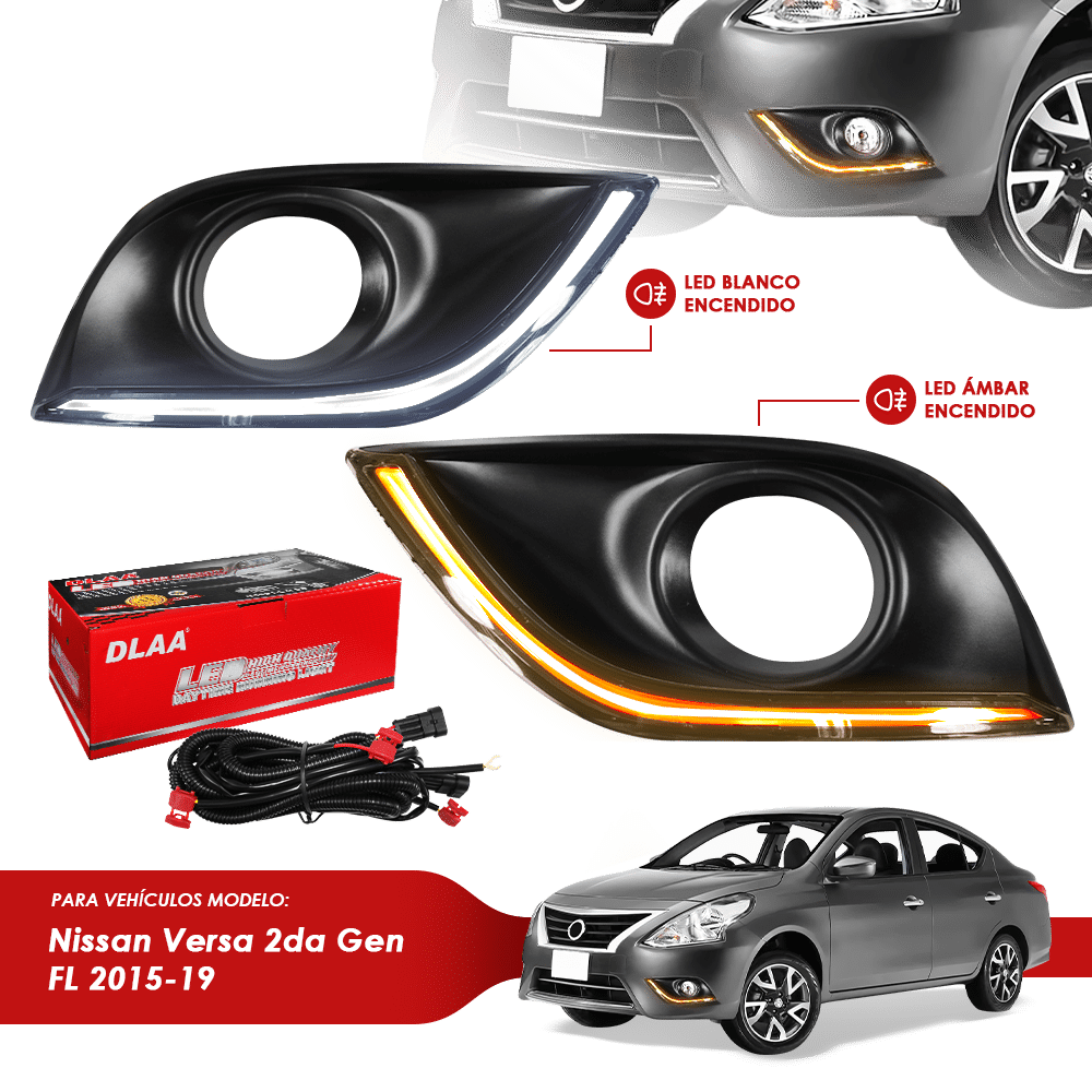 MASCARA DRL NS VERSA 2DA GEN FL 2015-19