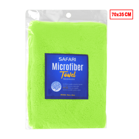 PAÑO DE MICROFIBRA 70X35CM VERDE