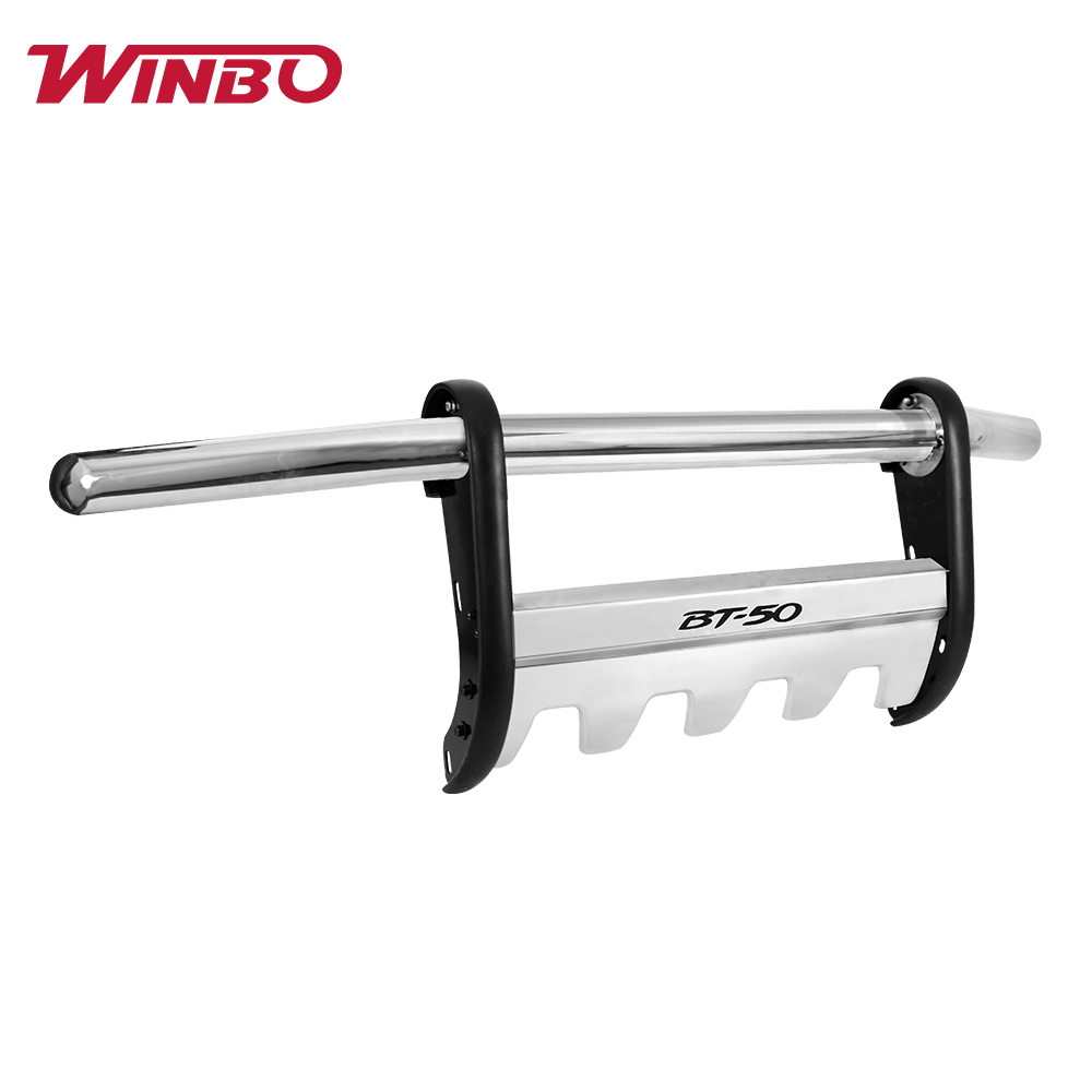 DEFENSA DELANTERA ACERO INOX MZ BT-50 2DA GEN 2013-20