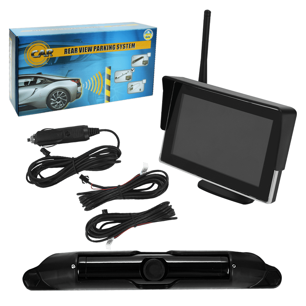 SISTEMA DE PARQUEO WIFI CON CAMARA Y MONITOR 12V