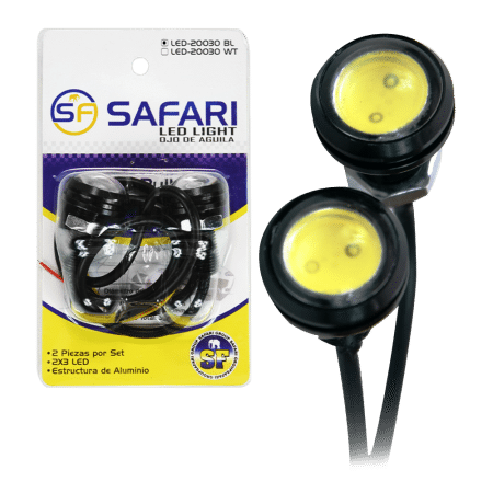 LUZ LED LENTE 16MM AL 2X3W FLASH BLANCO