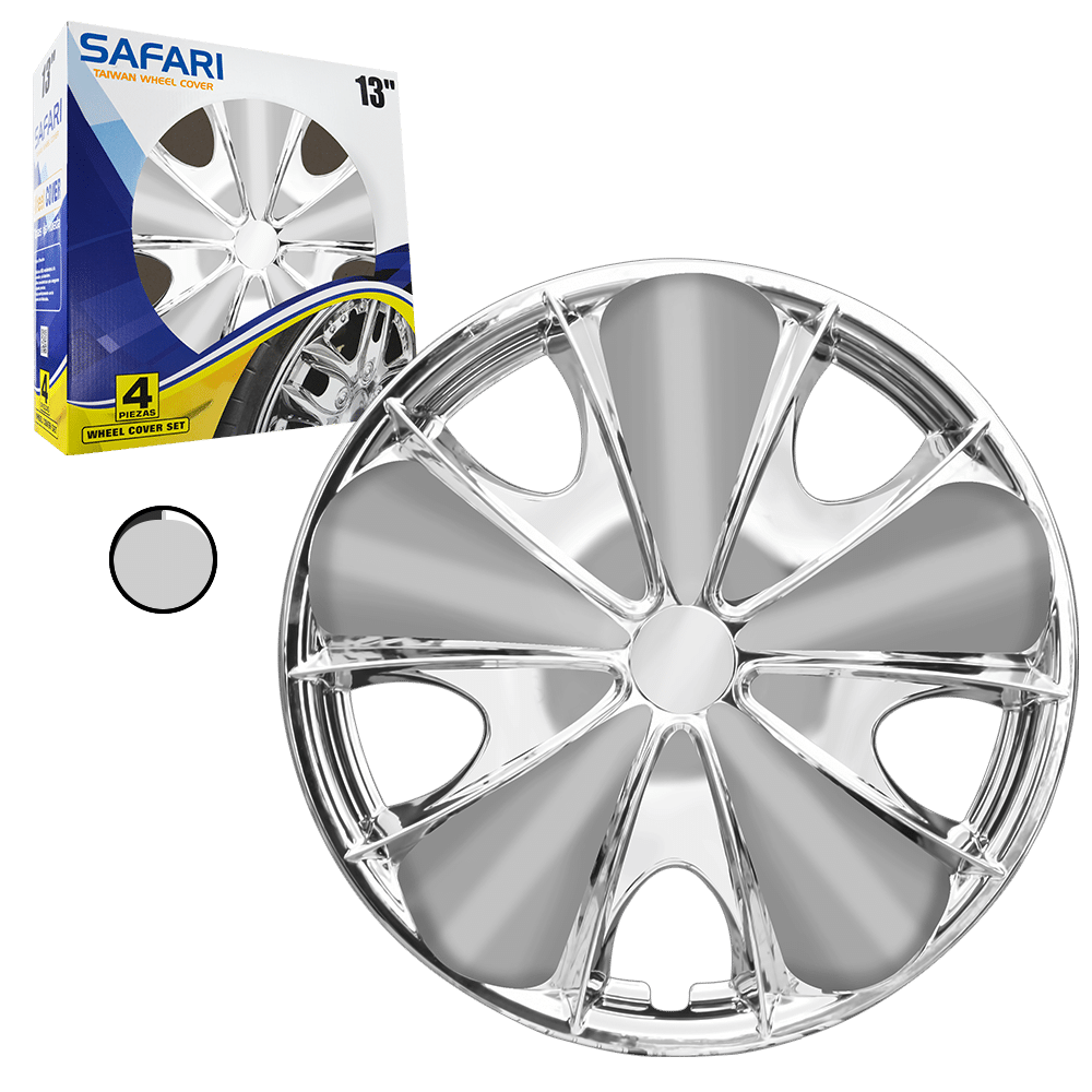 TAPAS DE RUEDA 13 CROMADO