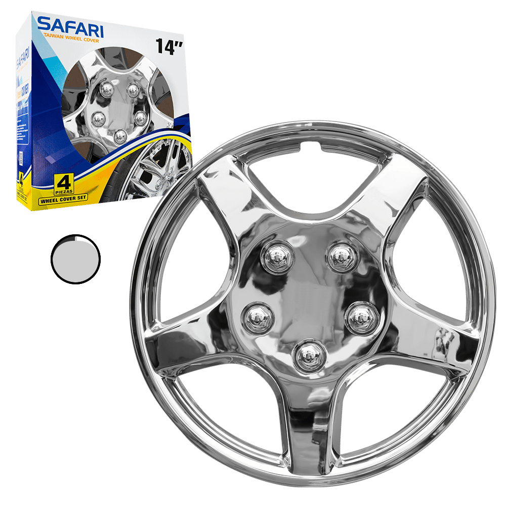 TAPAS DE RUEDA 14 CROMADO