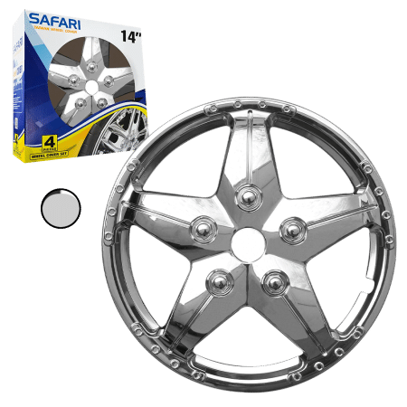 TAPAS DE RUEDA 14 CROMADO