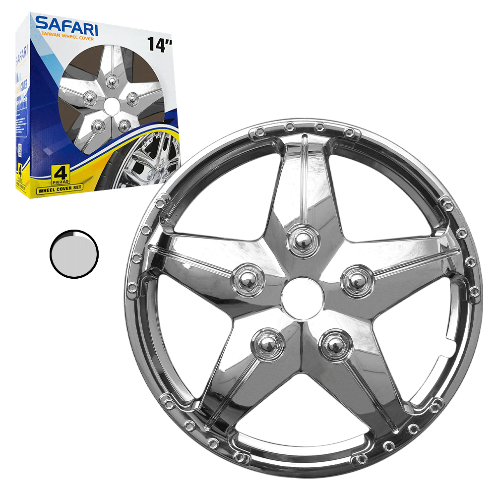 TAPAS DE RUEDA 14 CROMADO