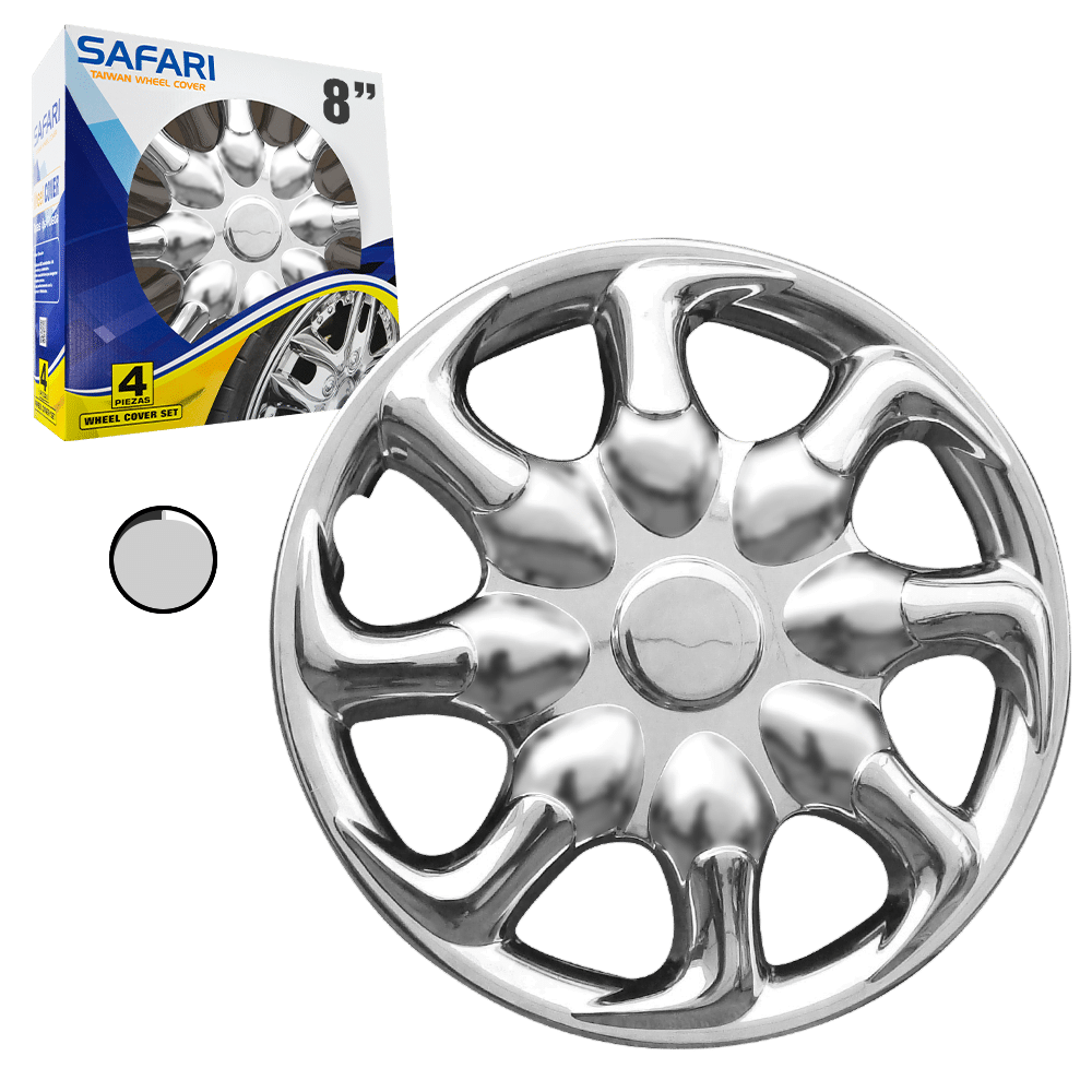 TAPAS DE RUEDA 8 CROMADO