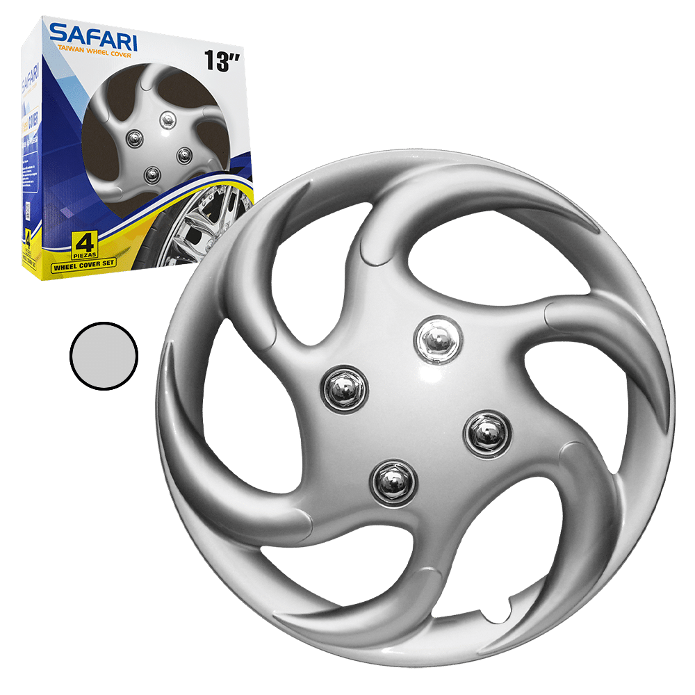 TAPAS DE RUEDA 13 SILVER