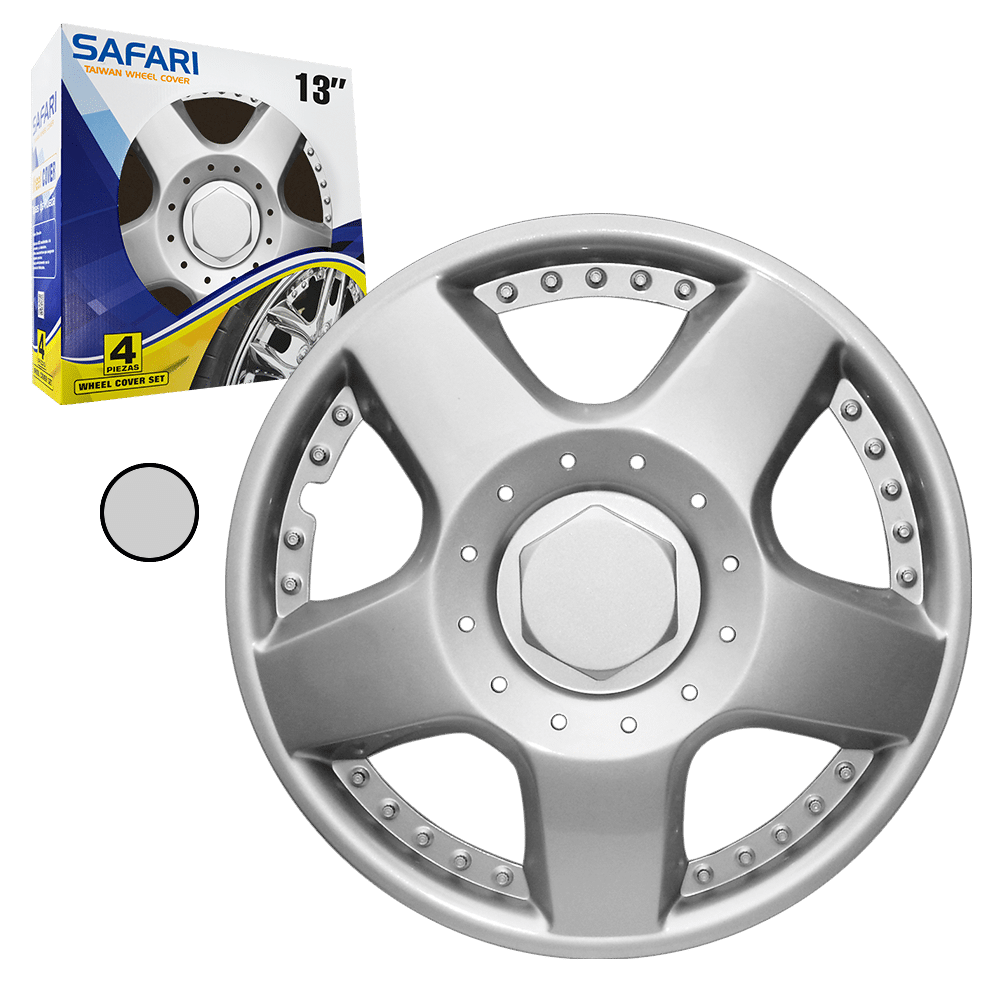 TAPAS DE RUEDA 13 SILVER