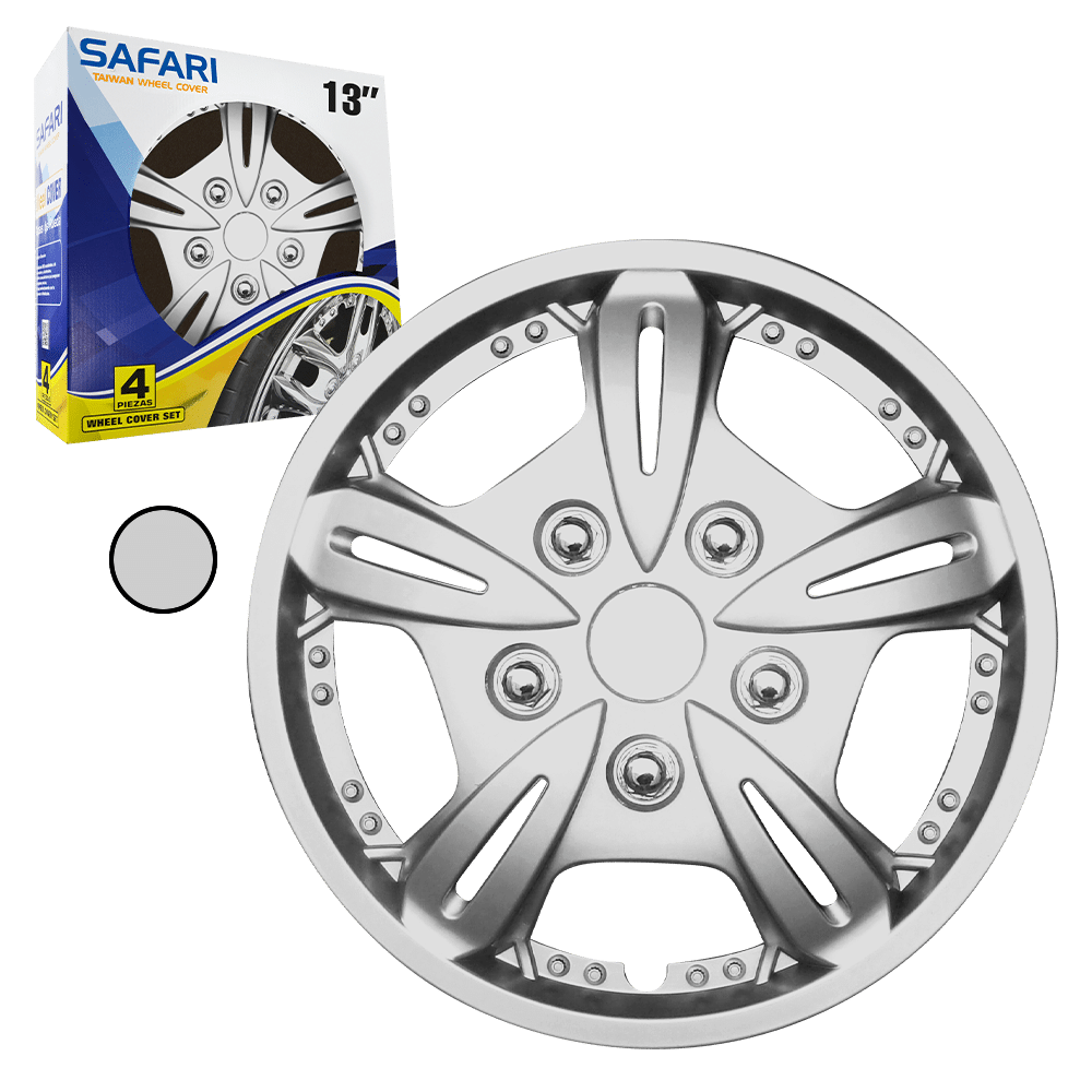 TAPAS DE RUEDA 13 SILVER