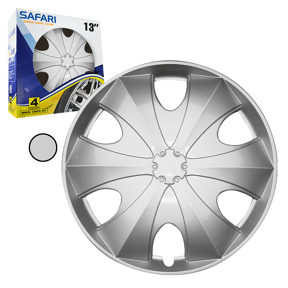 TAPAS DE RUEDA 13 SILVER