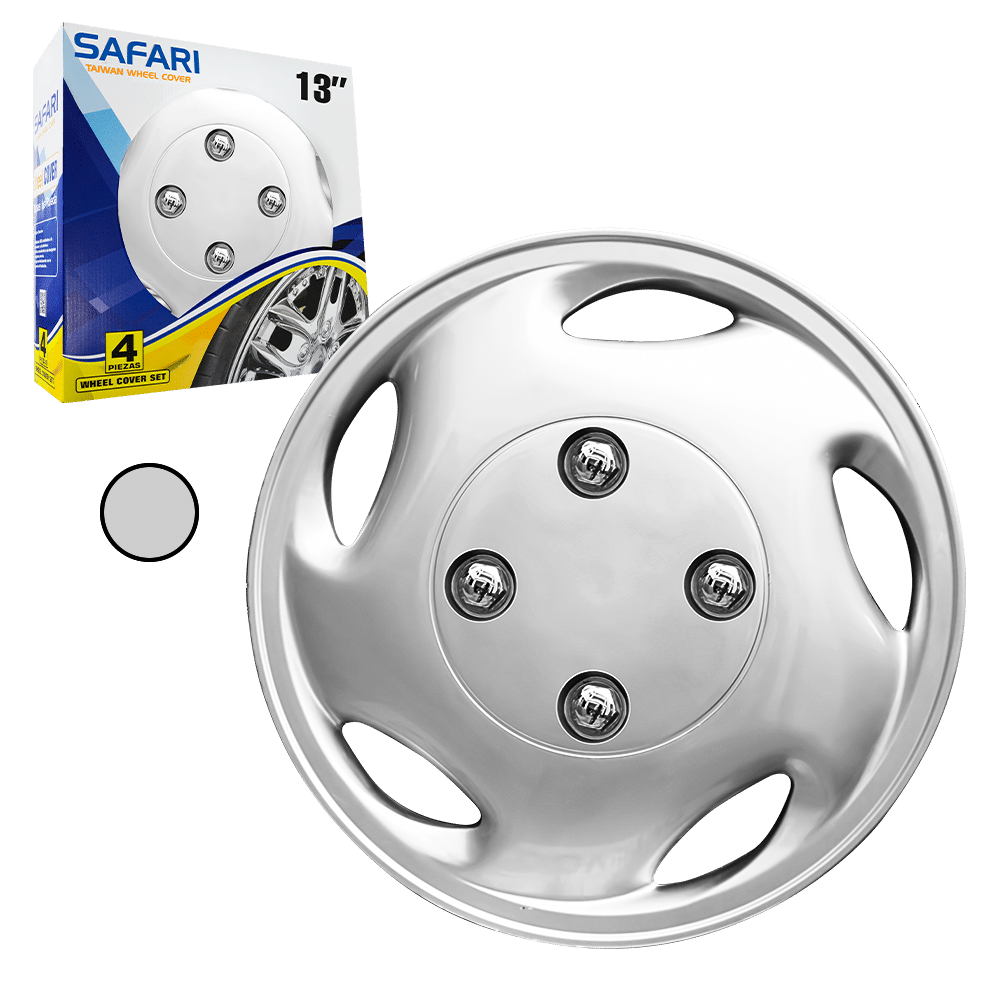 TAPAS DE RUEDA 13 SILVER