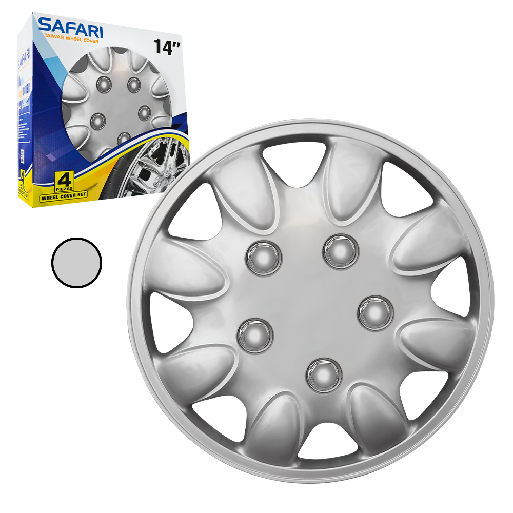 TAPAS DE RUEDA 14 SILVER