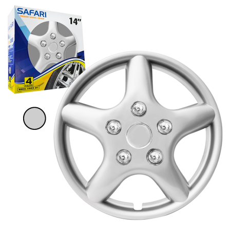 TAPAS DE RUEDA 14 SILVER