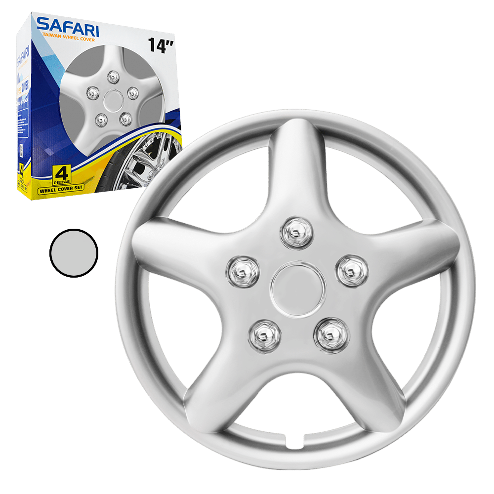 TAPAS DE RUEDA 14 SILVER