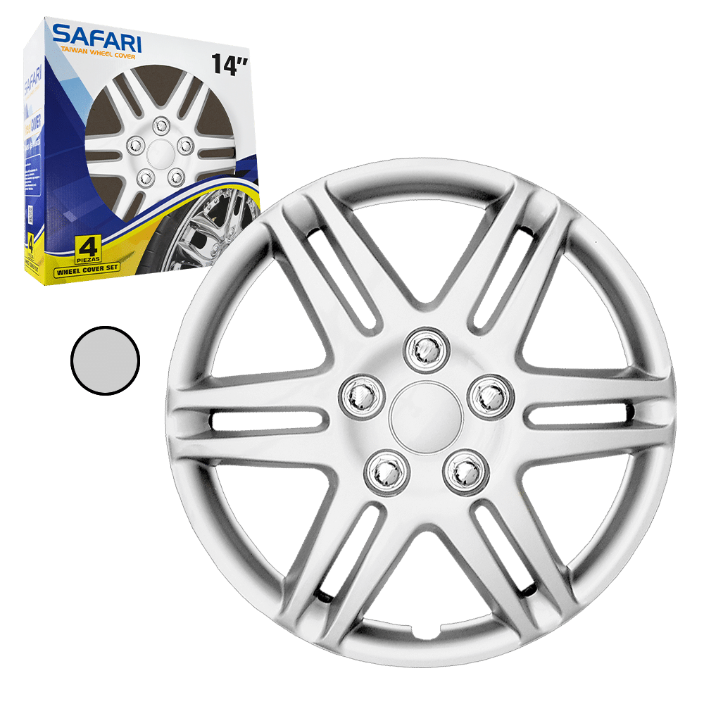 TAPAS DE RUEDA 14 SILVER