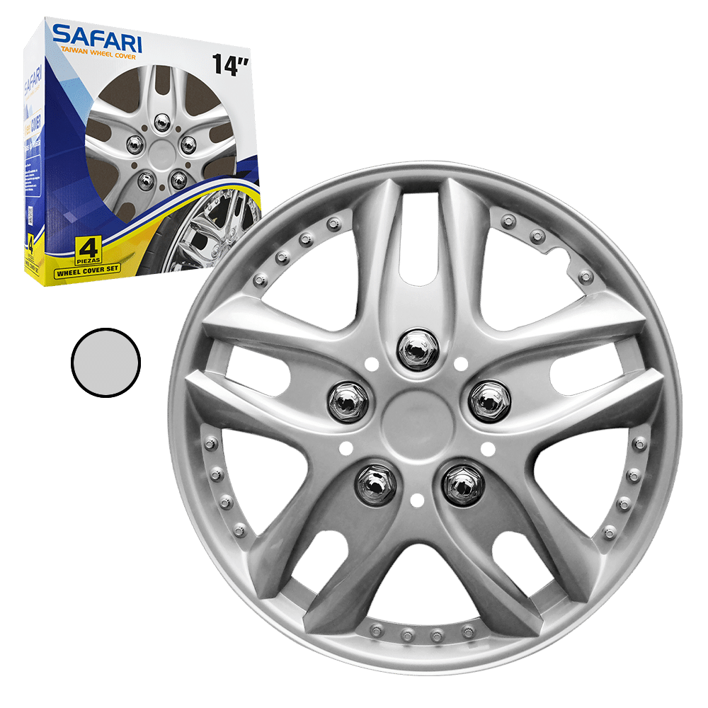 TAPAS DE RUEDA 14 SILVER