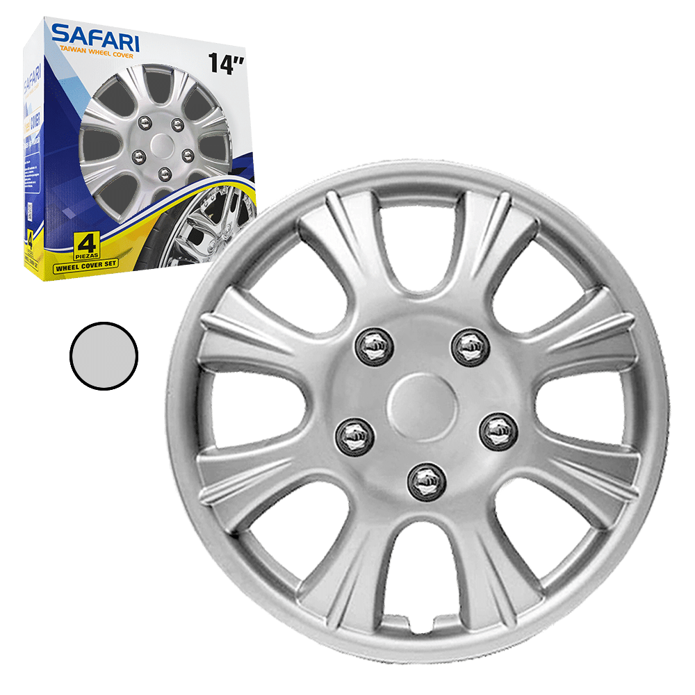 TAPAS DE RUEDA 14 SILVER