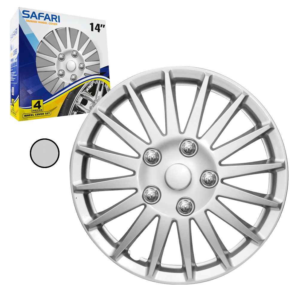 TAPAS DE RUEDA 14 SILVER