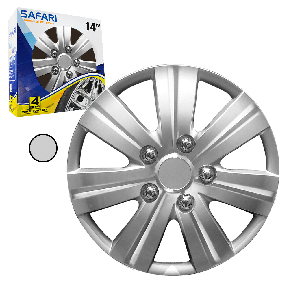 TAPAS DE RUEDA 14 SILVER